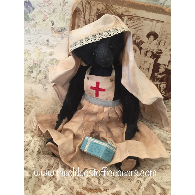 Dawn Jellis Jones. Post Office Bears. Nurse Dawn. 2017