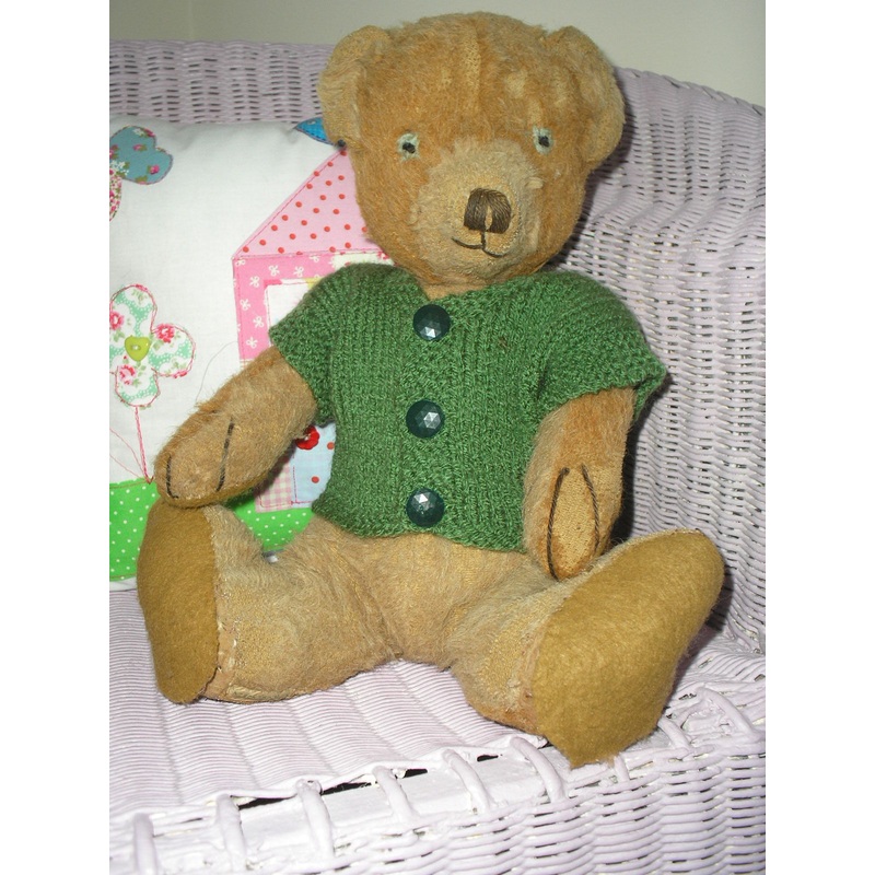 SOLD(1930) 5 Blue B Cuthbert Cubby. Old Teddies and Me 50