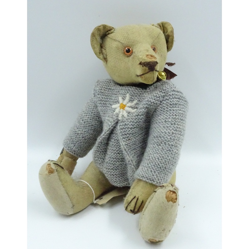 (1927) Bing. Blue Tag Teddy Ody Sold 160