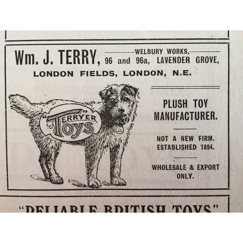 (1910) Terrier Toys. Wm J.Terry