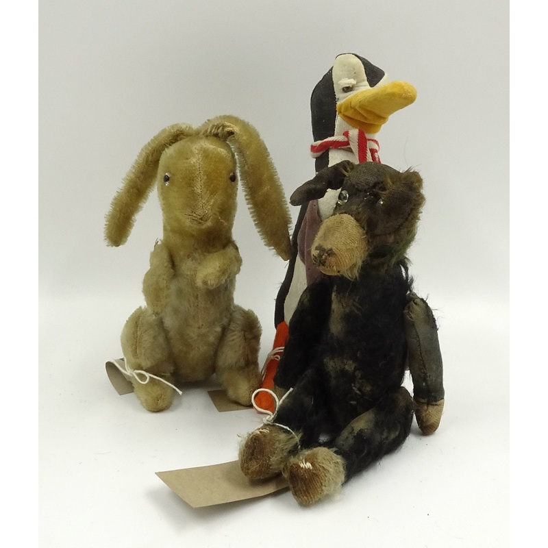 (1930) A Button. Pip the Dog and Wilfred with Penguin Sold 170