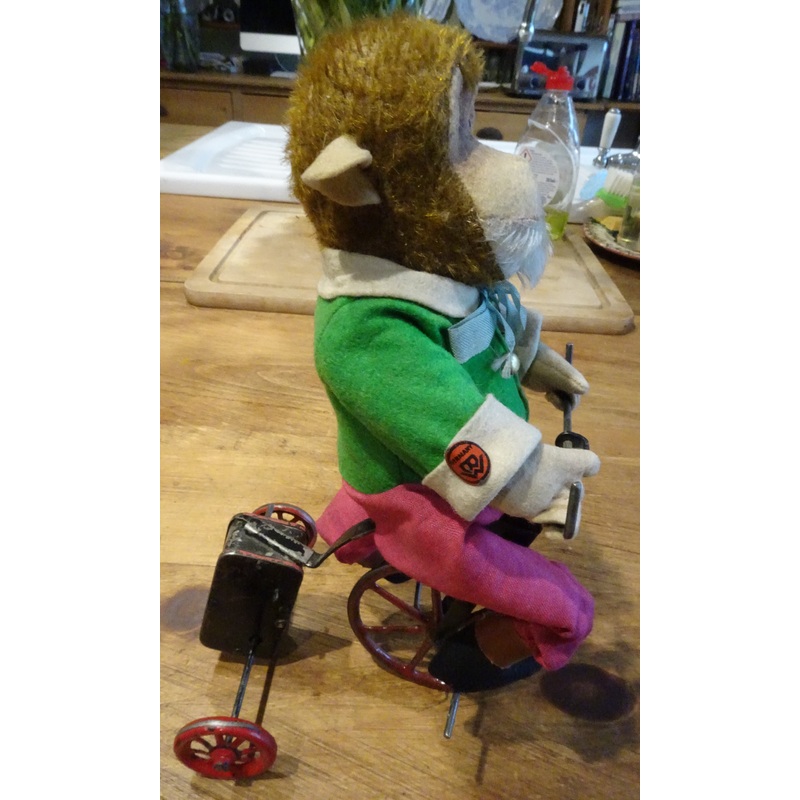 SOLD (1920) Bing. Red Tag. Monkey on trike 320