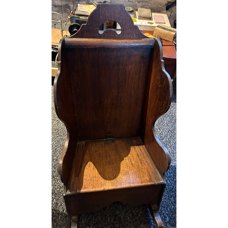 Sold Rocking chair with potty lid.  For Sale 45