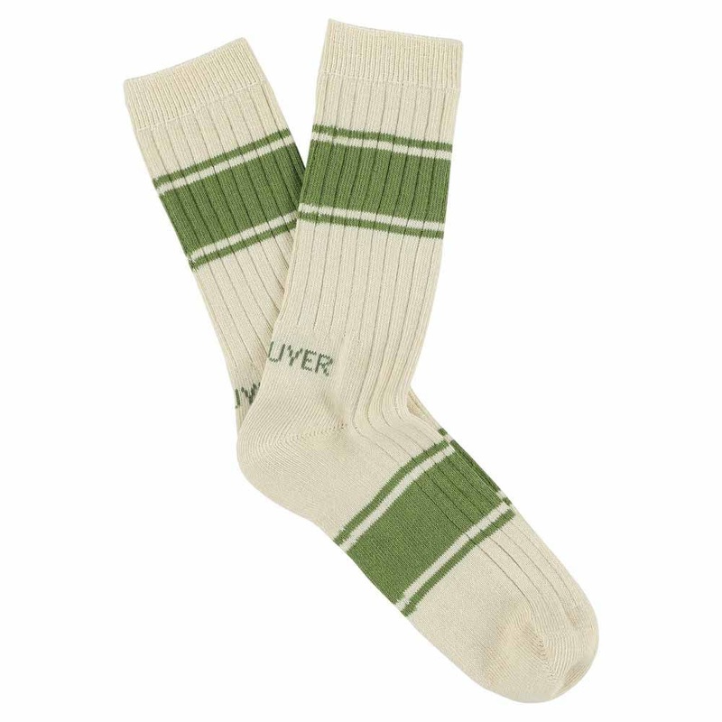 Women Logo Stripe – Ecru / Guacamole: EU 36/41 UK 3.5/7 US 6/9.5