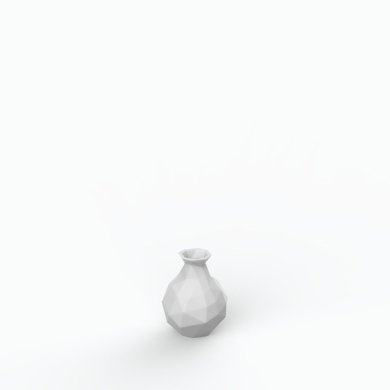 Edros P Porzellan Vase (h13 cm) – Holaria
