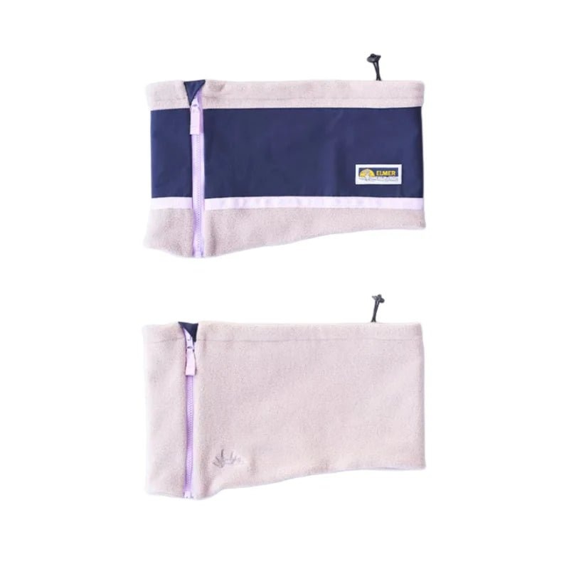 Fleece Neck Warmer – Beige/Navy
