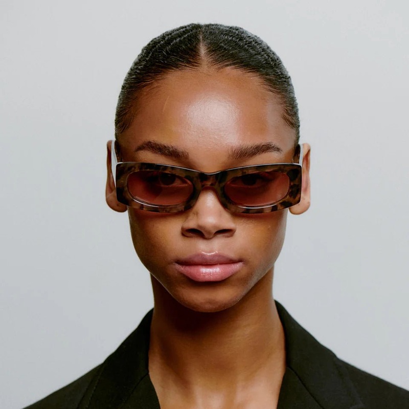 Frida Sunglasses|Coquina|Chocolate|Galactic Pink|Striped Horn