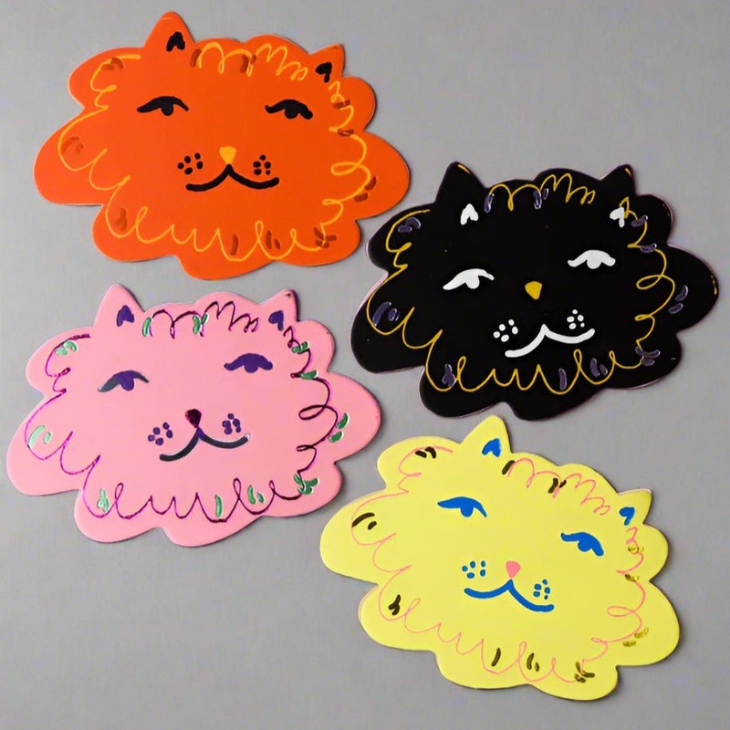 Katzen Untersetzer – 4er Set