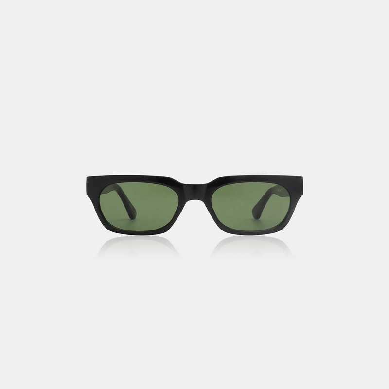 Sonnenbrille – ‘Bror’|Schwarz|Dunkelgrn transparent|Rauch transparent|Sekt|Gray Transparent