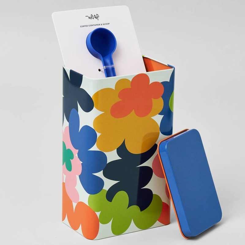 ‘Abstract Flowers’ Bloom Coffee Tin
