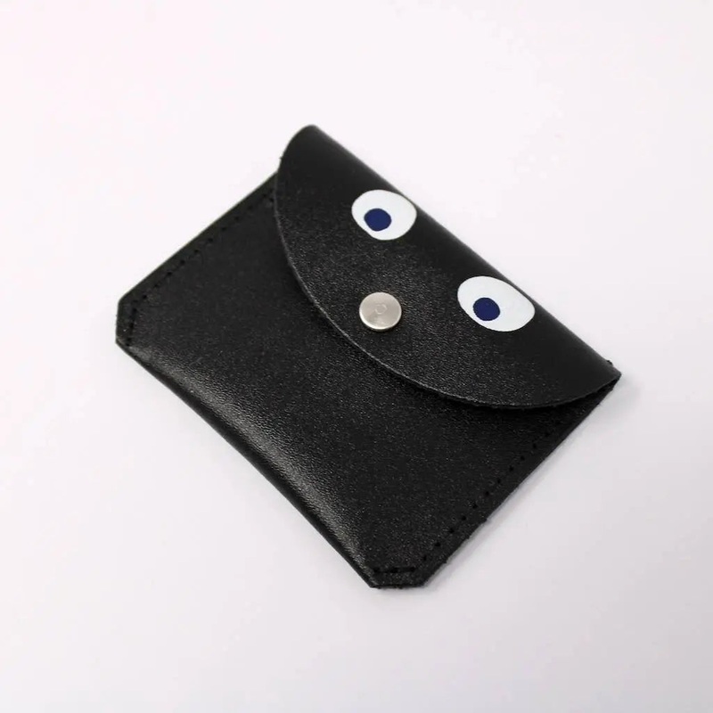 Googly Eye Mini Geldbeutel – Schwarz