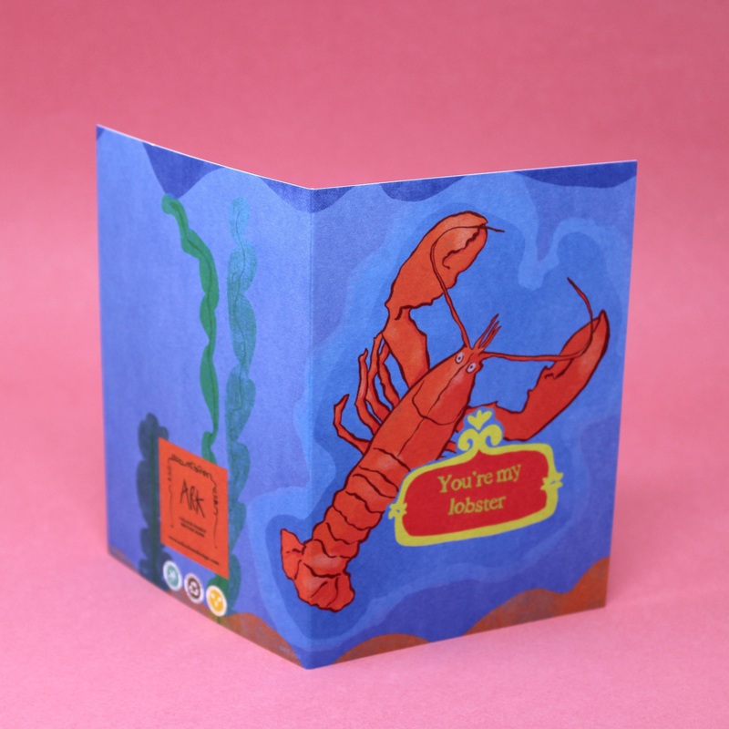 You’re My Lobster Greetings Card