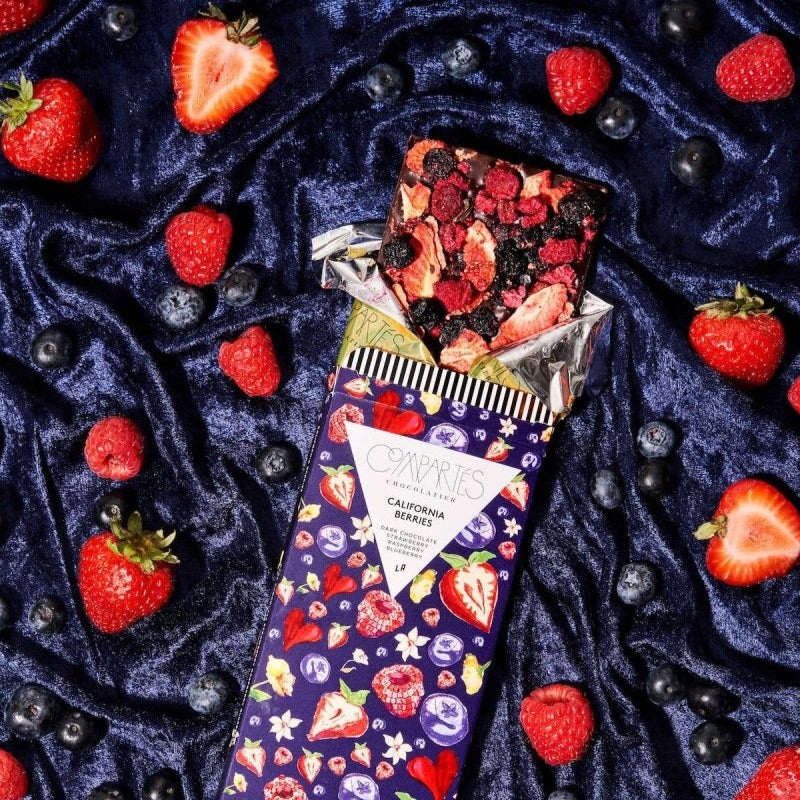California Berries Dark Chocolate Strawberry Raspberry Blueberry