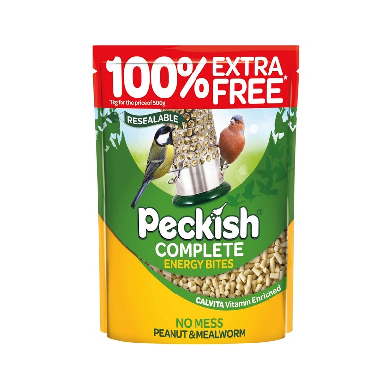 Complete Energy Bites Bird Feed By Peckish – 500g Plus 100%