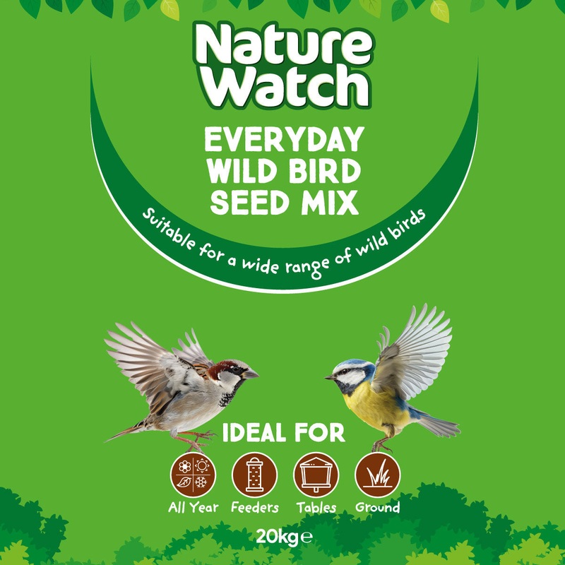 Everyday Wild Bird Seed Mix By Nature Watch – 20kg
