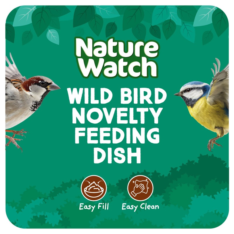 Novelty Wild Bird Feeding Dish By Nature Watch