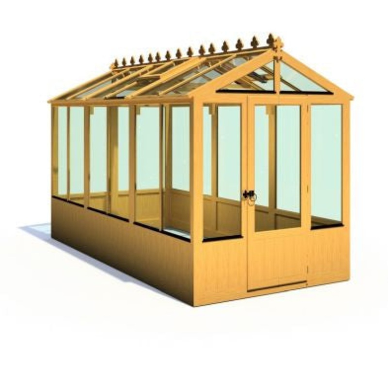Shire Holkham 11′ 8 x 6′ 2 Apex Greenhouse – Premium Coated