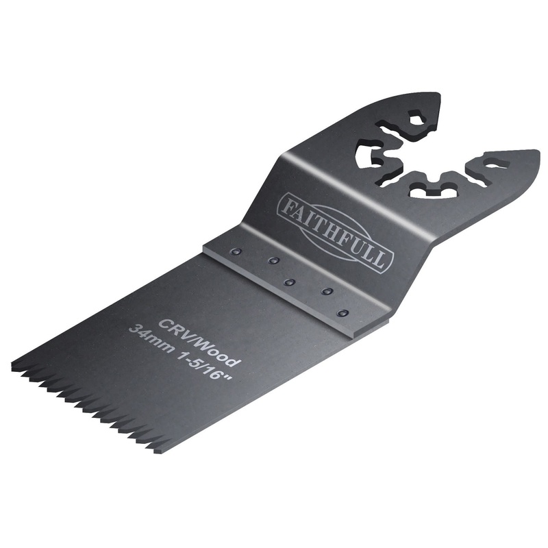 Faithfull Flush Cut Wood Blade 34mm Side SetFAIMFW34