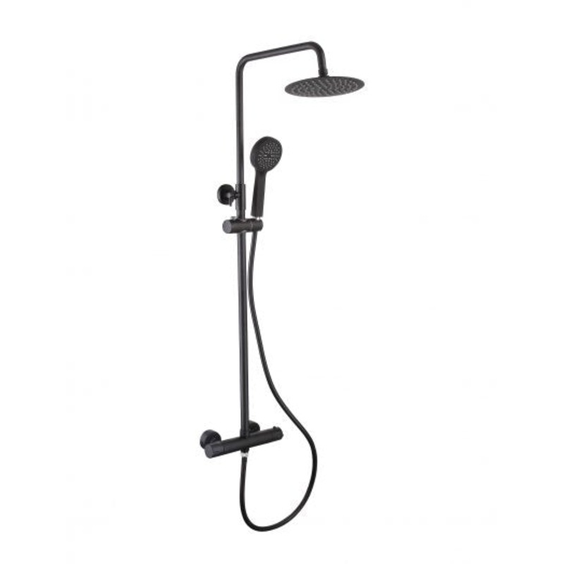 Nero Round Shower With Rigid RiserAVSH104K