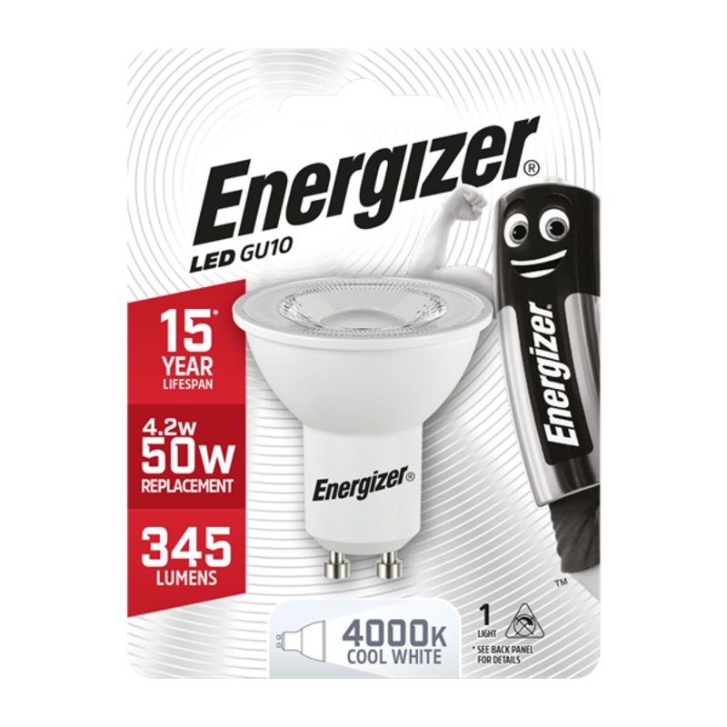 Energizer LED 5W (50W) GU10 Light Bulb | 1791-14