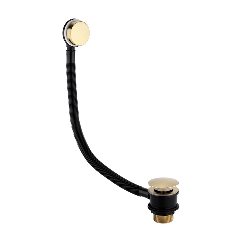 Erla Brush Brass Easy Clean Bath Waste | ERLAWA90BB