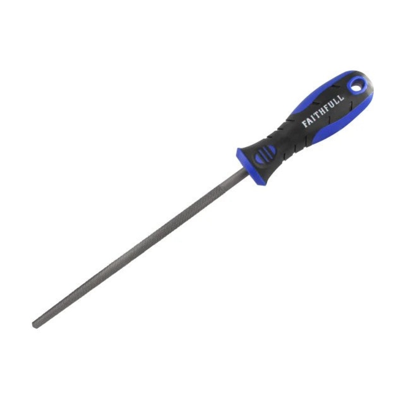 Faithfull Handled Round Second Cut Engineers File 200mm (8”) | FAIFIRSC8