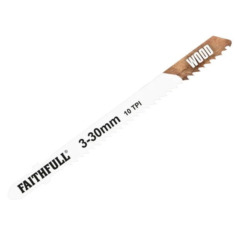 Faithfull Jigsaw Blades Laminate / Wood T101BR (Pack of 5) | FAIJBT101BR