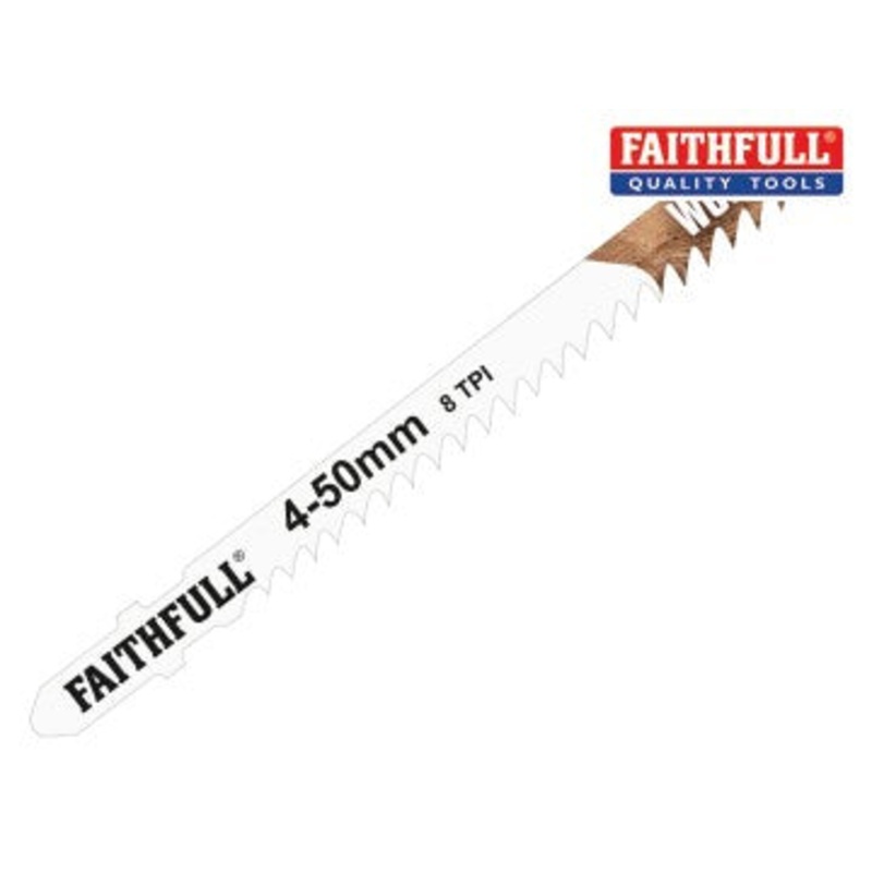 Faithfull Jigsaw Blades Wood T111C (Pack of 5) | FAIJBT111C
