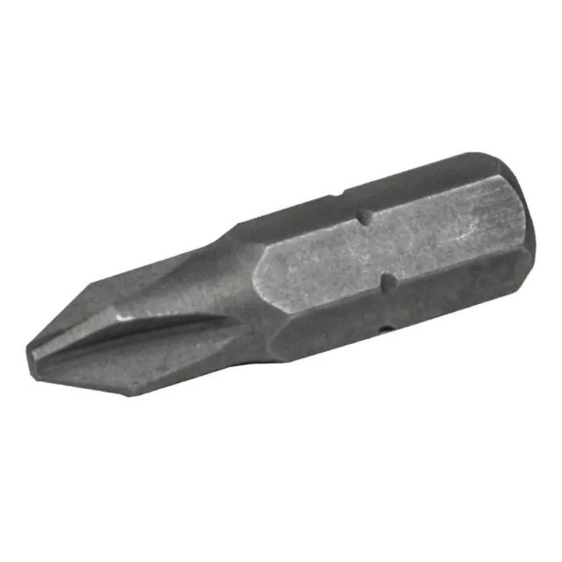 Faithfull Phillips S2 Grade Steel Screwdriver Bits PH3 x 25mm (Pack of 3) | FAISBPH325