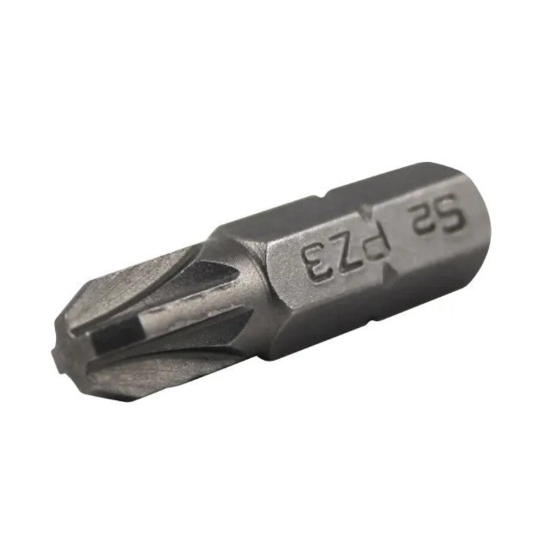 Faithfull Pozi S2 Grade Steel Screwdriver Bits PZ3 x 25mm (Pack of 3) | FAISBPZ325