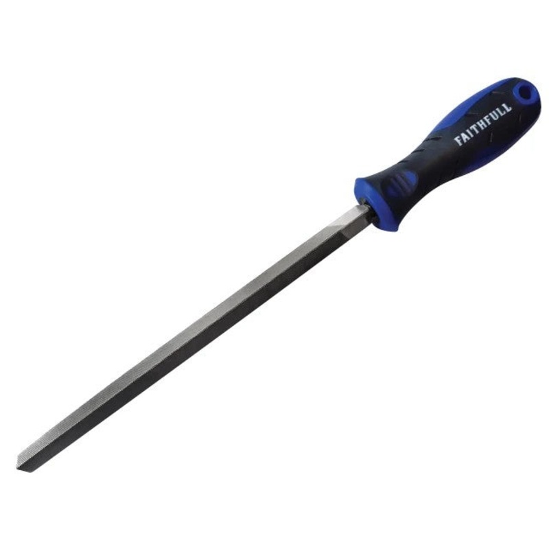 Faithfull Three-Square Second Cut Engineers File 150mm (6”) | FAIFITSSC6