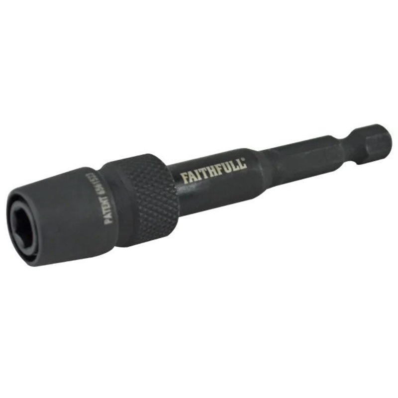 Faithfull Universal Bit Holder Impact Rated 75mm | FAISBMBH75U
