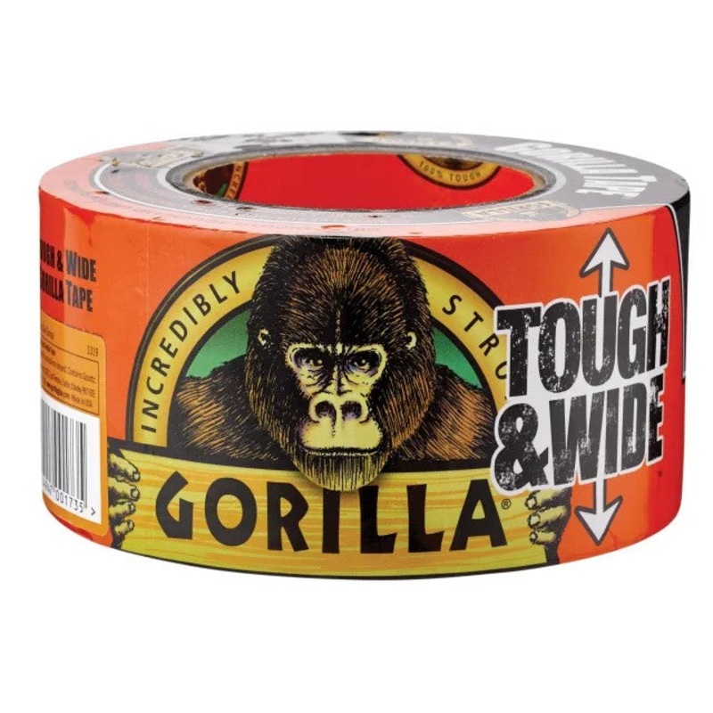 Gorilla Tape Tough & Wide 73mm x 27m Black | GRGGTTW