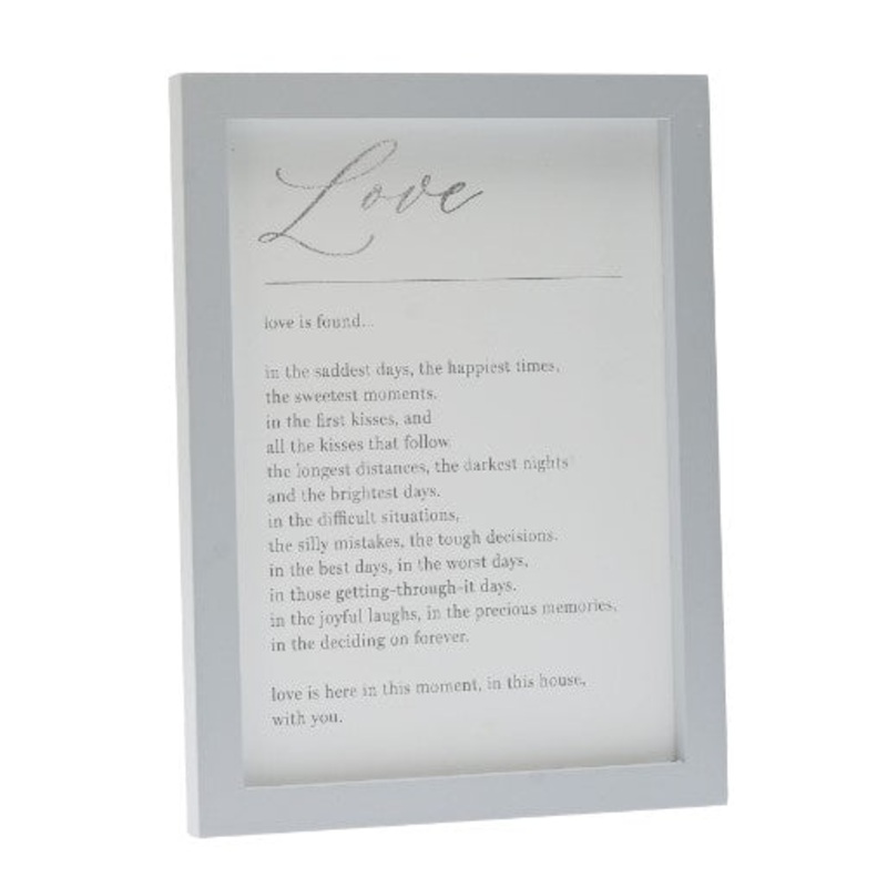 Amore Verse Plaque Love Is | AM240