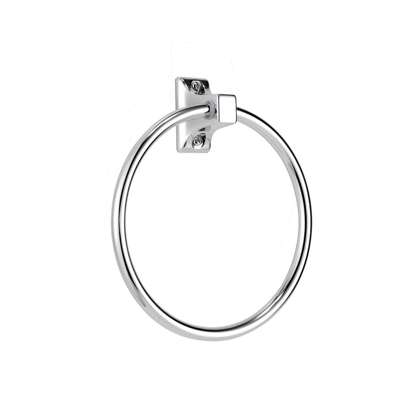 Croydex Sutton Towel Ring – Chrome | 11977