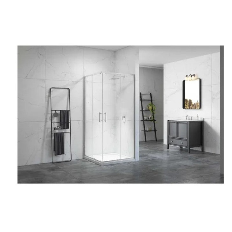 Merlyn 6 Series Sleek Corner Door
