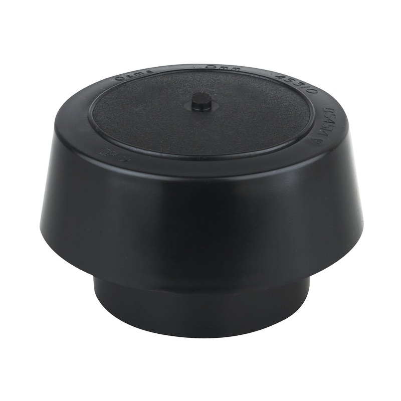 Wavin Soil Vent Cowl 110mm Black | C8018BK
