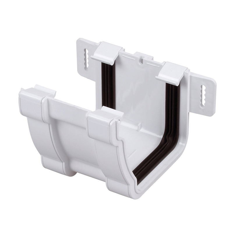 Wavin StormLine Gutter Jointing Bracket 111mm White | T9809W
