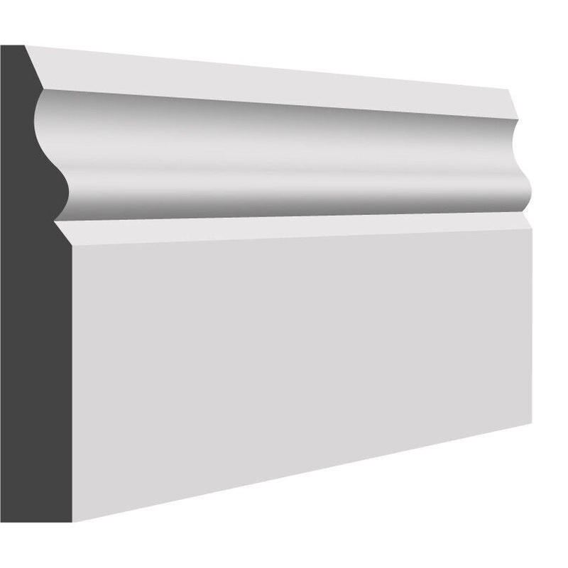 White Primed Moulded MDF Architrave