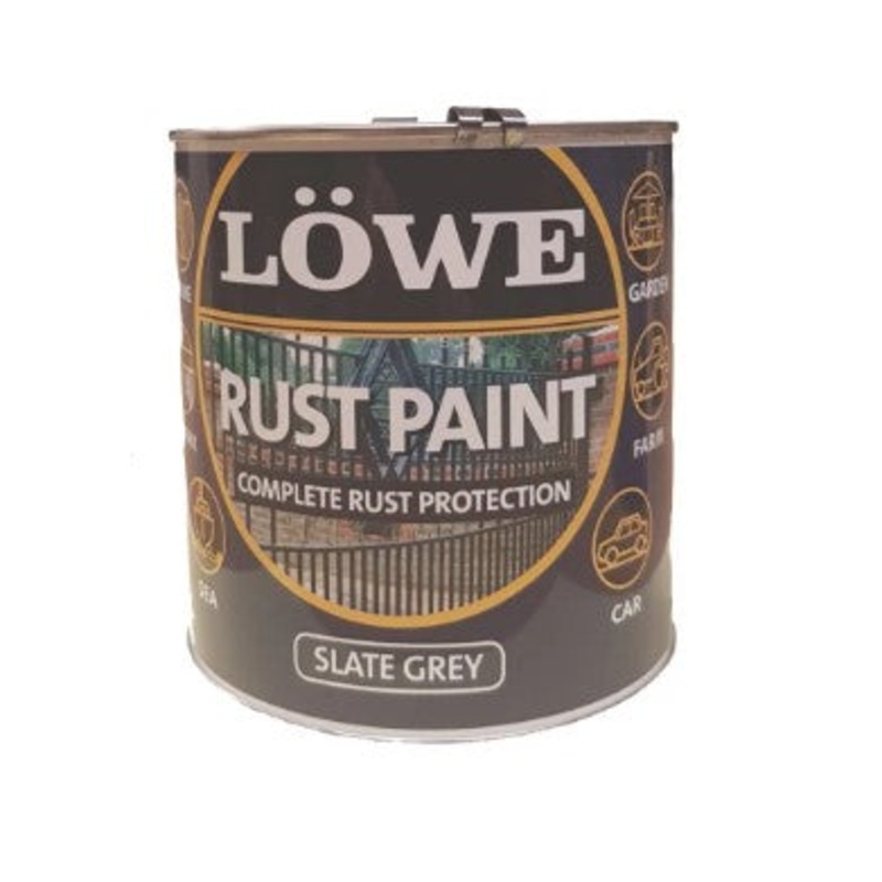 Lowe Metal & Machinery Paint – Slate Grey 1ltr | LRS0150