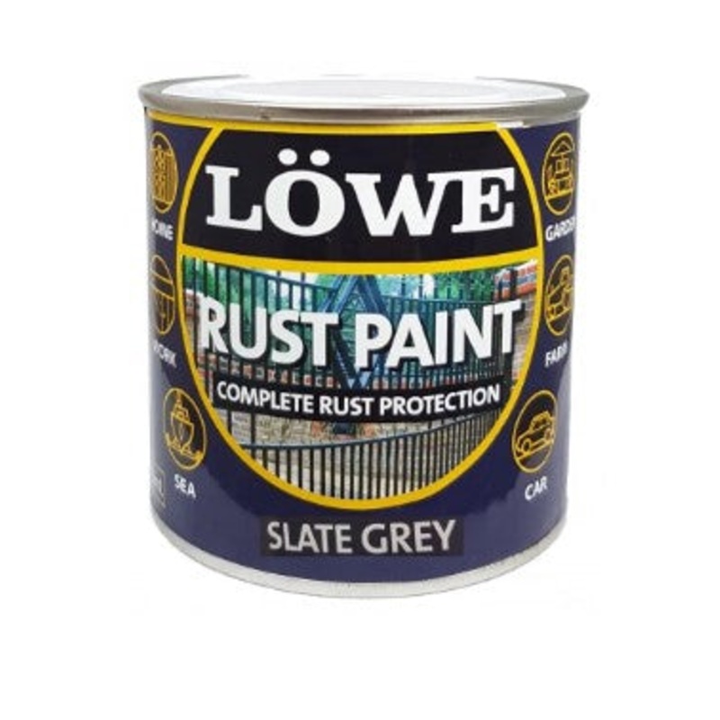 Lowe Metal & Machinery Paint – Slate Grey 500ml | LRS0075