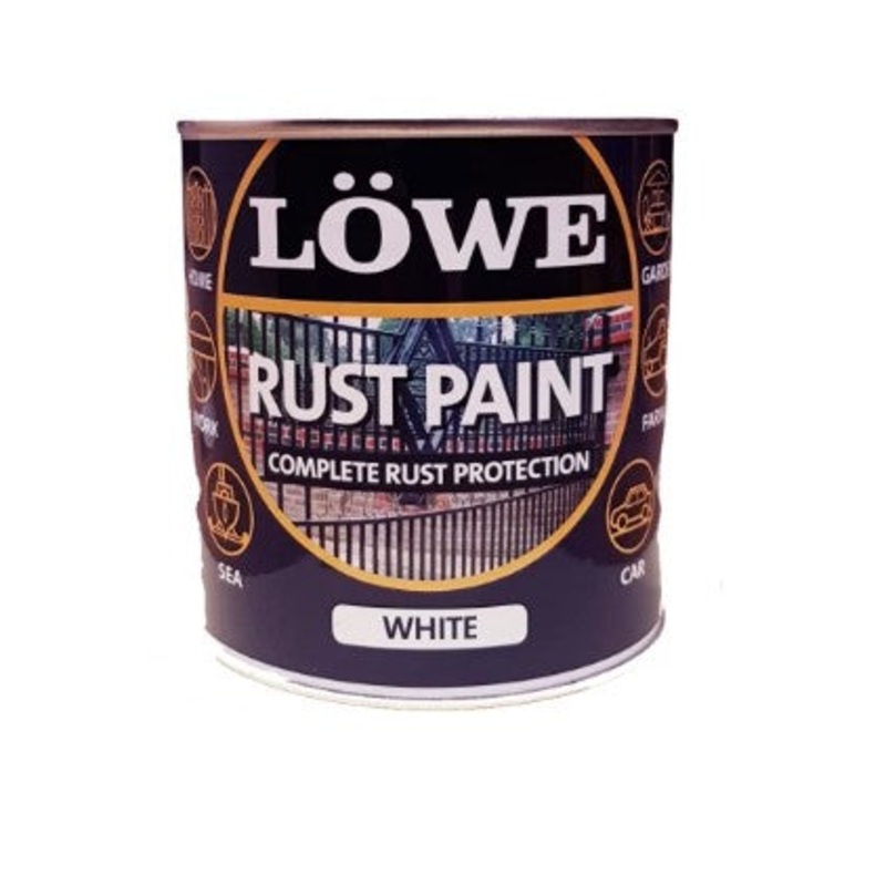 Lowe Metal & Machinery Paint – White 1ltr | LRW0150
