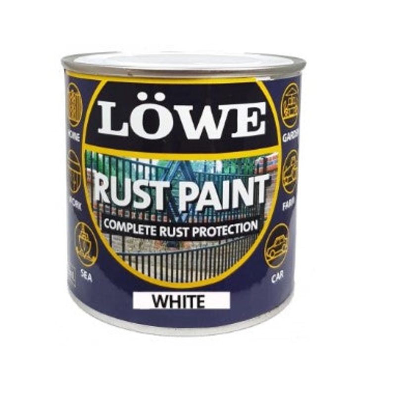 Lowe Metal & Machinery Paint – White 500ml | LRW0075