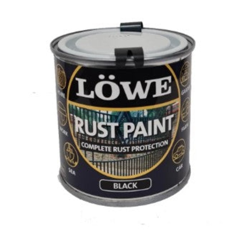 Lowe Rust Paint – Black 250ml | LRBL0025