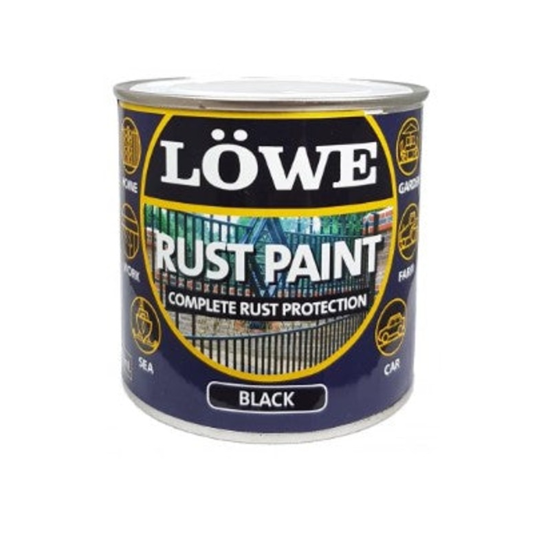 Lowe Rust Paint – Black 500ml | LRBL0075