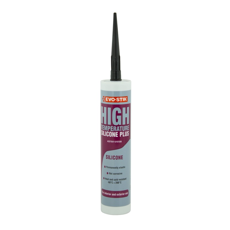 EVO-STIK High Temp Silicone Black 310ML CTG | 30810644