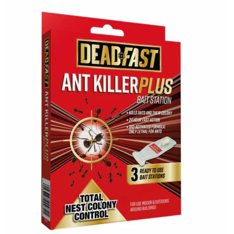 Deadfast Ant Killer Plus 3 x 4g Bait Stations | 20300502