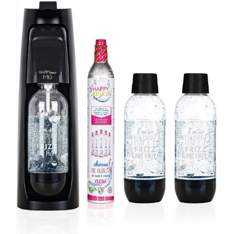 Happy Frizz Mio MegaPack (inc 3 PET Bottles & CO2) | FRIZZMEGAPBLACK
