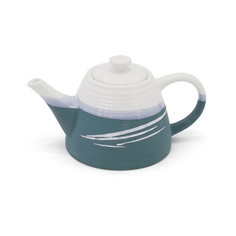 Paul Maloney Pottery Teal Tea Pot157255