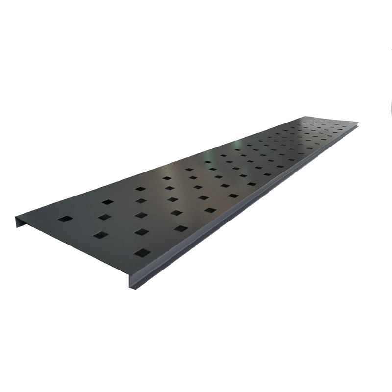 Satus Fence Square Holes Trellis Panel 1780x300mm – Anthracite Grey | 22427120